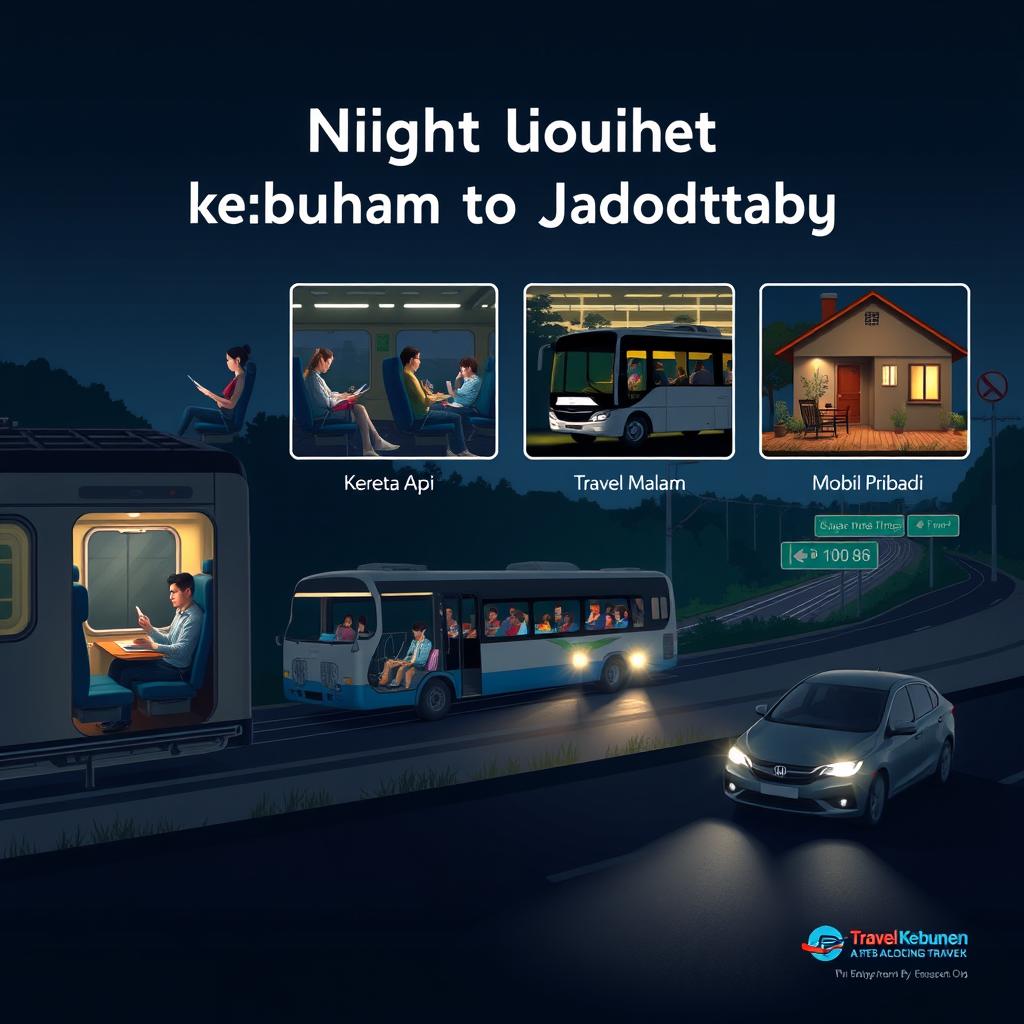 Travel Kebumen-Jabodetabek: Pilihan Perjalanan Malam yang Nyaman dan Efisien