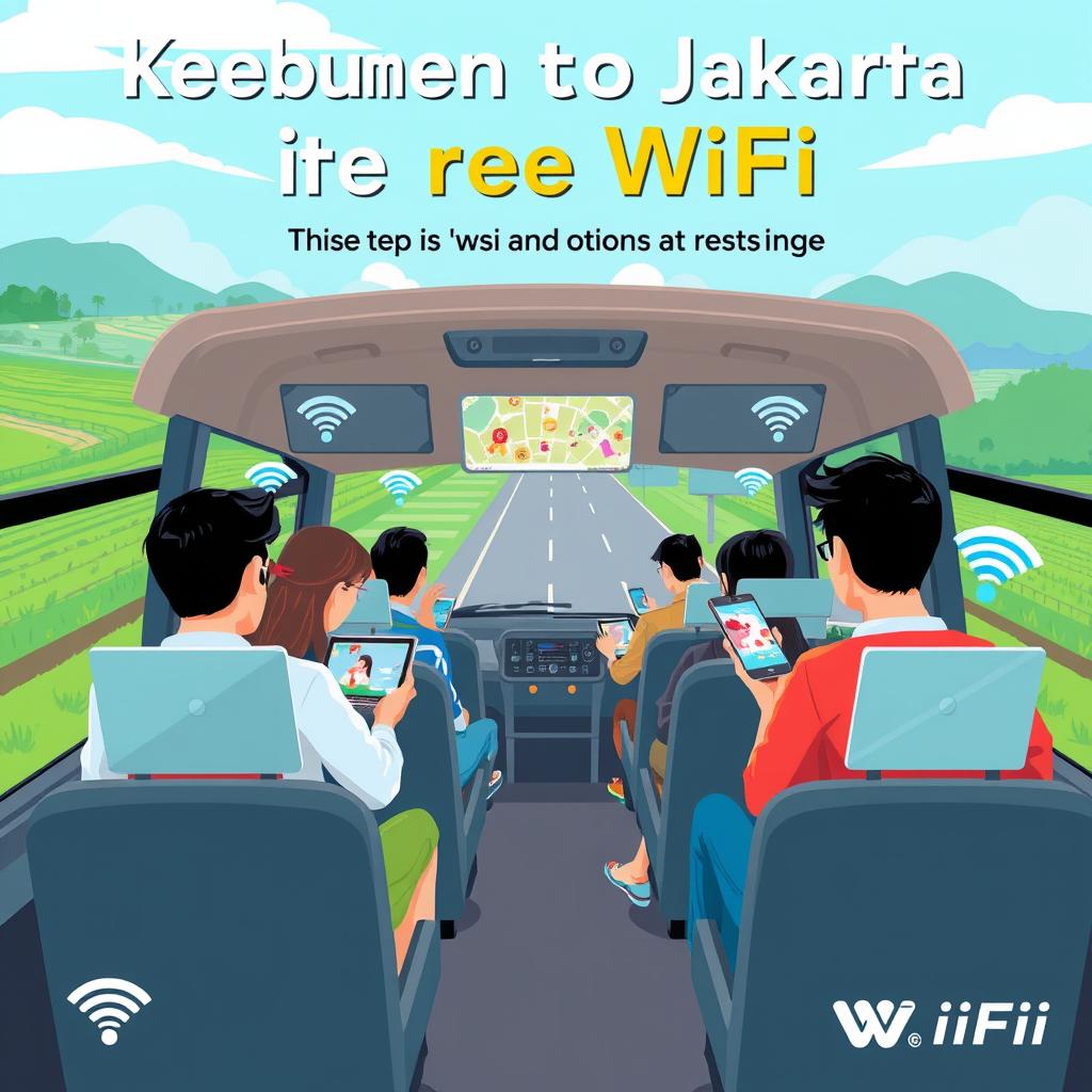 Perjalanan Seru Kebumen-Jakarta: Nikmati WiFi Gratis Sepanjang Jalan!