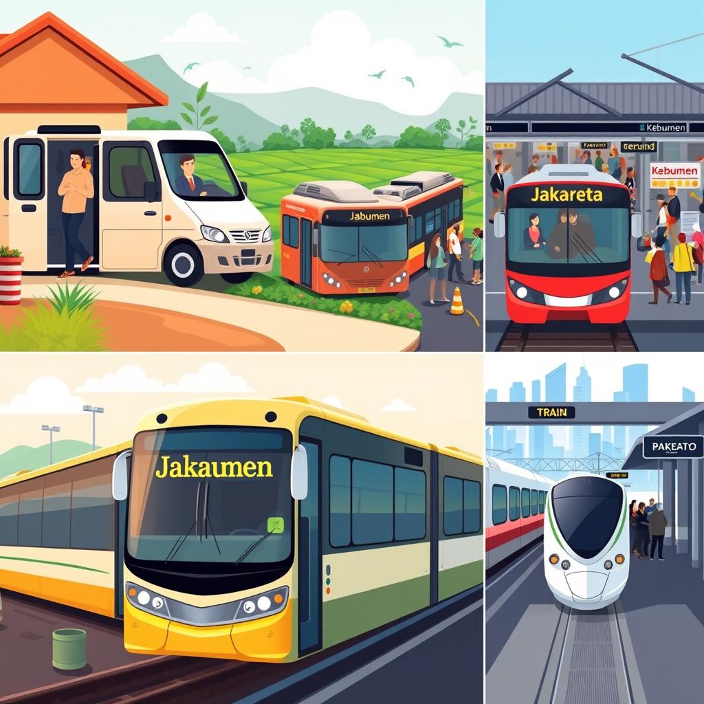 Kebumen-Jakarta: Perjalanan yang Ideal untuk Anda? Bandingkan Travel, Bus, dan Kereta!